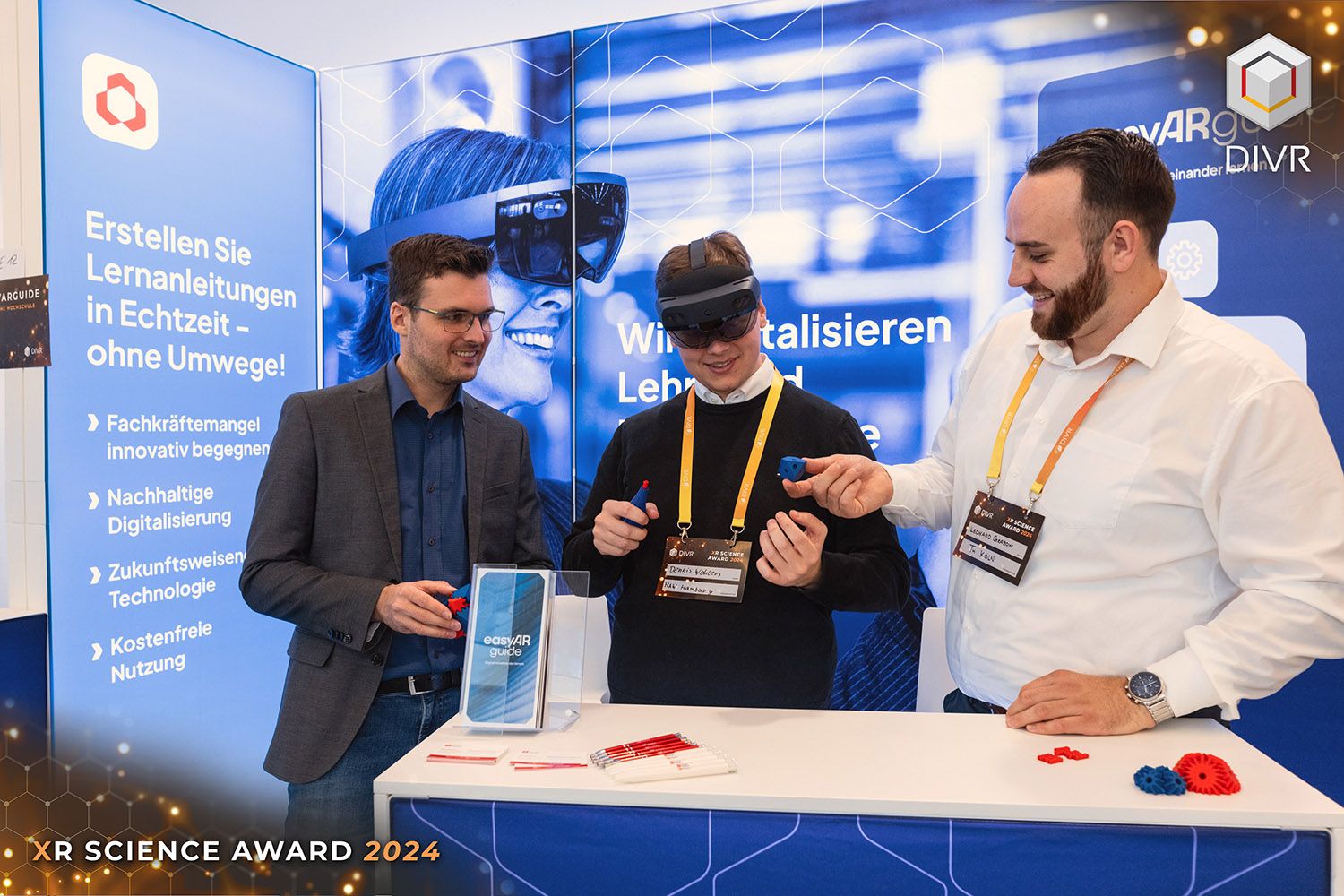 easyARguide Team stellt ihr Projekt beim DIVR XR Award vor