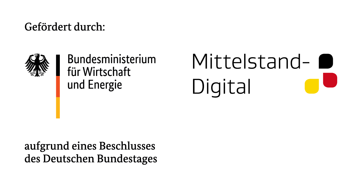 Logos von Mittelstand-Digital und BMWE