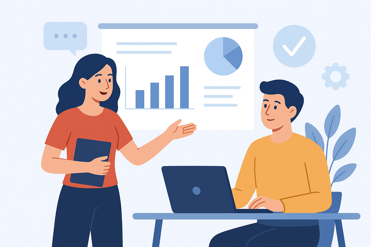 Büro mit Generation Z Mitarbeitenden