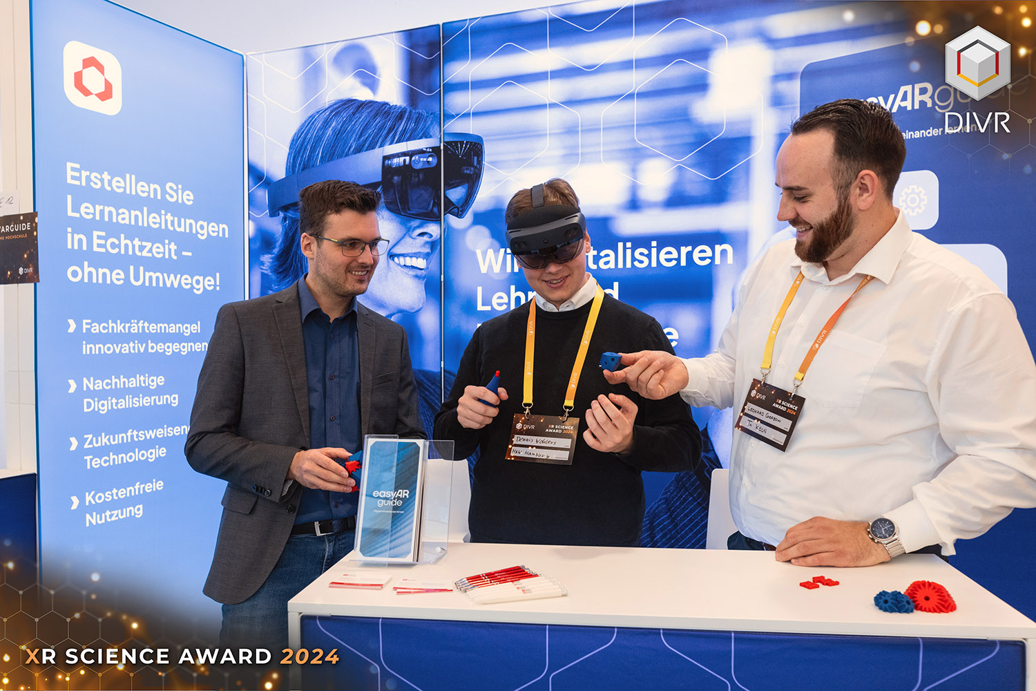 easyARguide Team stellt ihr Projekt beim DIVR XR Award vor