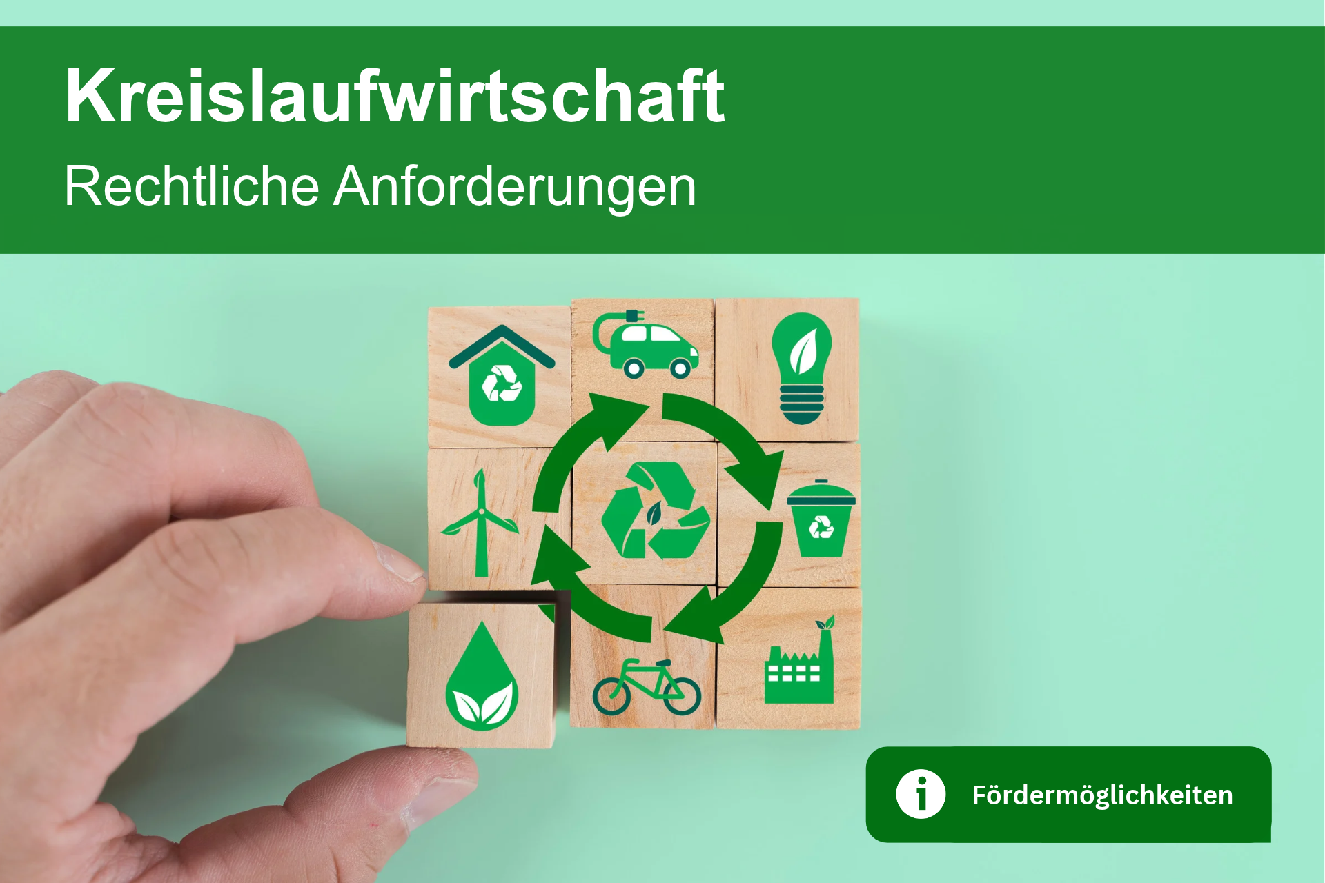 Kreislaufwirtschaft für KMU:  Rechtliche Anforderungen und Fördermöglichkeiten